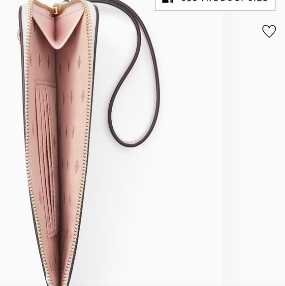 Kate Spade Staci Medium Zip Wrislet Celeste Pink - Picture 3 of 8